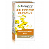 Arkopharma Arkogélules Huile Morue 60 gélules - Ossature et Cerveau