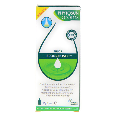 PhytoSun Arôms Sirop Bronchosec 150ml - Apaise vos bronches