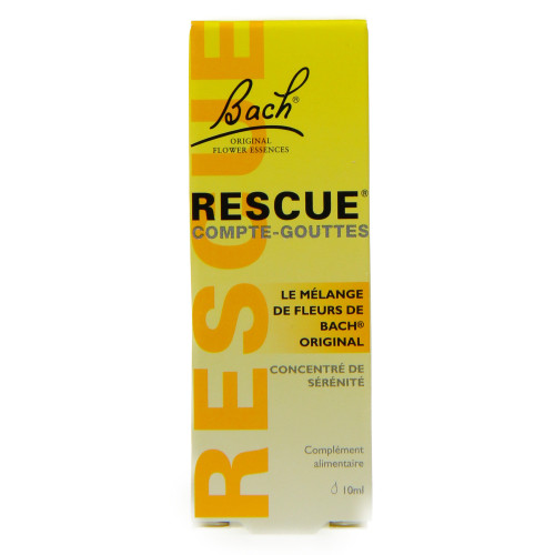 Fleurs de Bach Rescue 10mL - Soulagement rapide sur