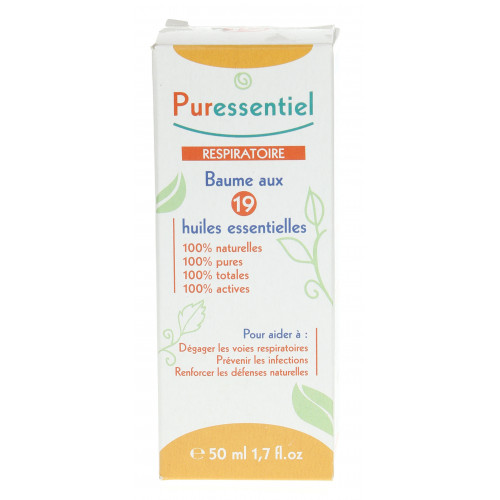 Puressentiel Respiratoire Baume 50mL - Apaise Voies Respiratoires