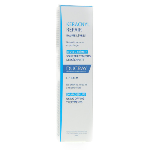 Ducray Keracnyl Repair Baume Lèvres 15ml - Soin Intense