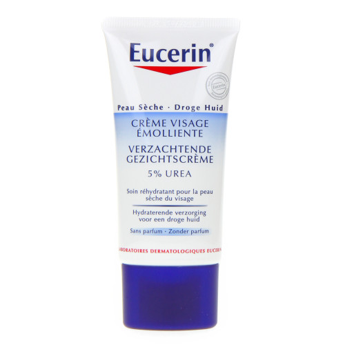 Eucerin Crème Visage Emolliente 50ml - Hydratation Intense