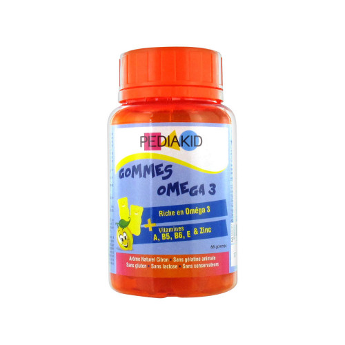 INELDEA Pediakid Gommes Oméga 3 60 Gommes-9389