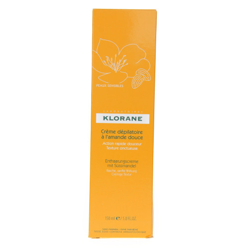 Klorane Crème Dépilatoire Amande Douce 150ml - Douceur et Soie