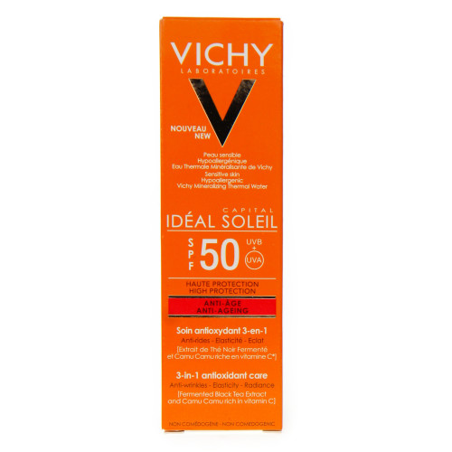 Vichy Idéal Soleil Anti-Âge SPF50 50ml - Anti-Vieillissement