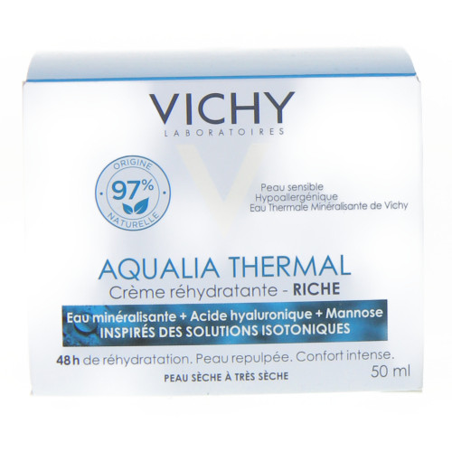 VICHY Aqualia Thermal 50mL - Hydratation intense peaux sèches