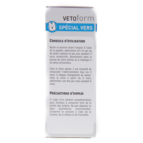 VETOFORM Purge Naturelle Chien Chiot 50mL - Efficace et Sain sur