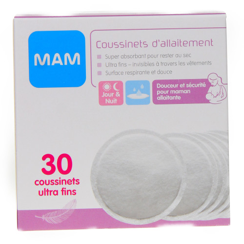 MAM 30 Coussinets d'Allaitement Ultra Fins-9765