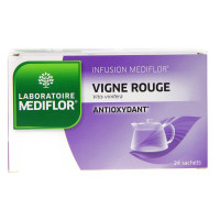 MEDIFLOR Vigne Rouge Infusions 24 Sachets-9782